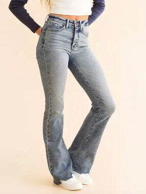 BKE Denim NWT Billie Bootcut High Rise Stretch Jean Light Blue 2YN Rooney 2, 26L